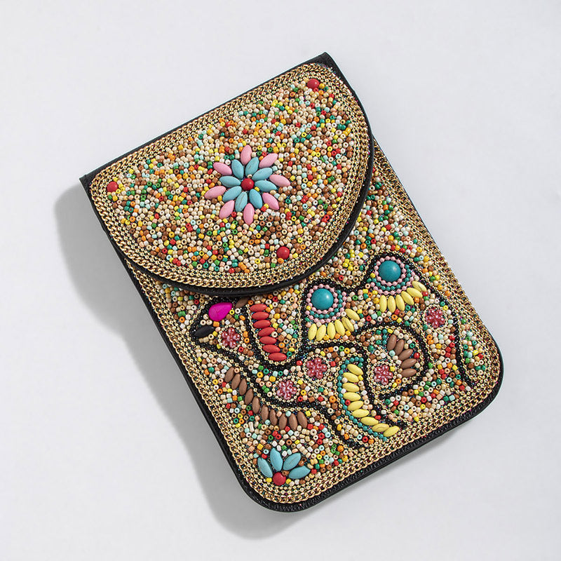 Bead Bliss — Bohemian Bead Satchel Phone Bag