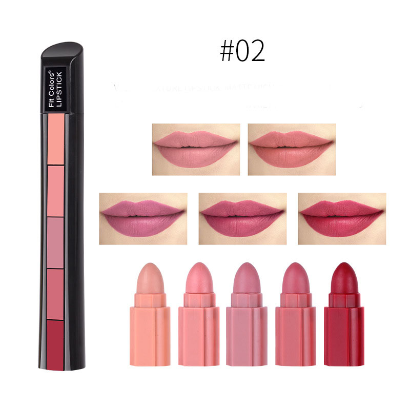 Velvet Dream — 5-Color Matte Lipstick Set