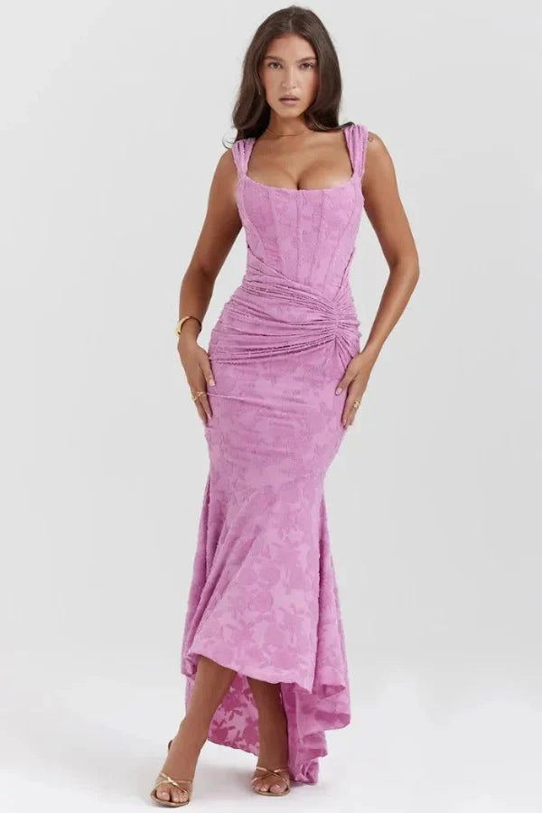 Siren Song — Sleeveless Fishtail Maxi Gown