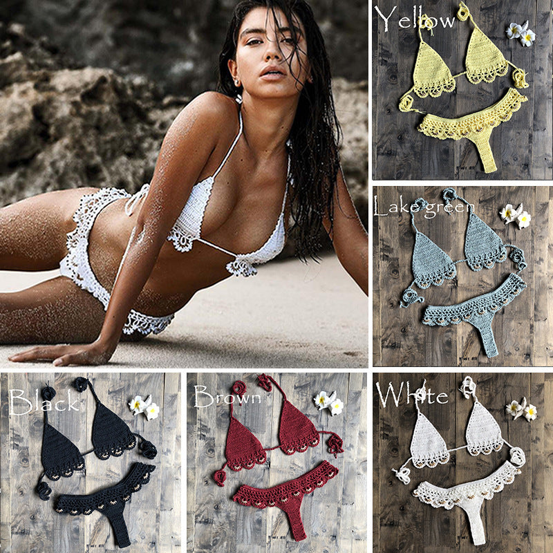 Knot Your Average — Handmade Split Beach Bikini Set