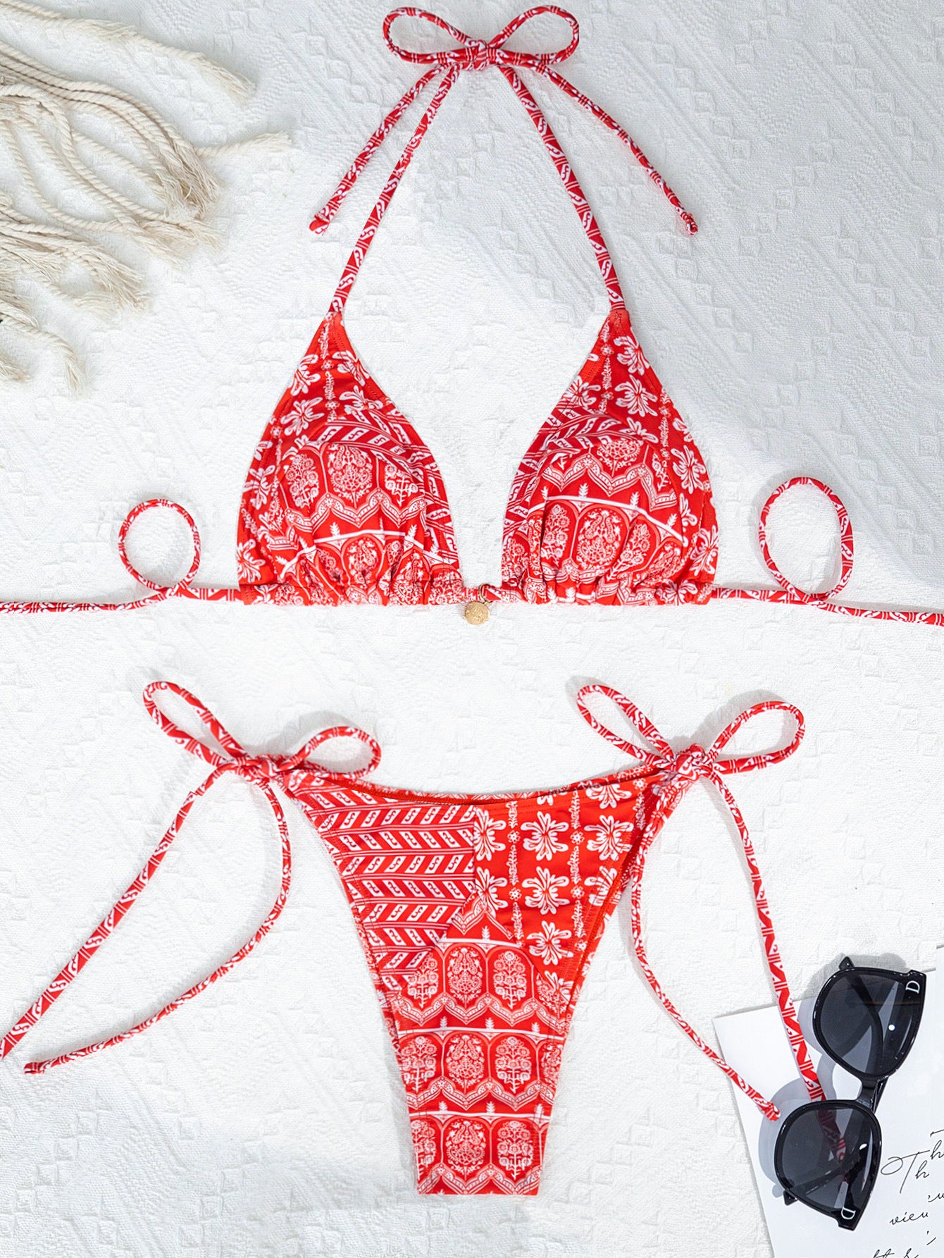 Stitch & Sizzle — Printed Bandage Bikini